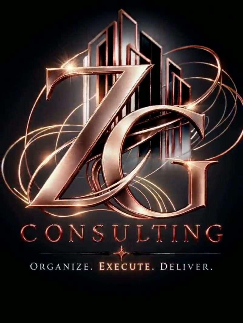ZG Consulting. Organize. Execute. Deliver.